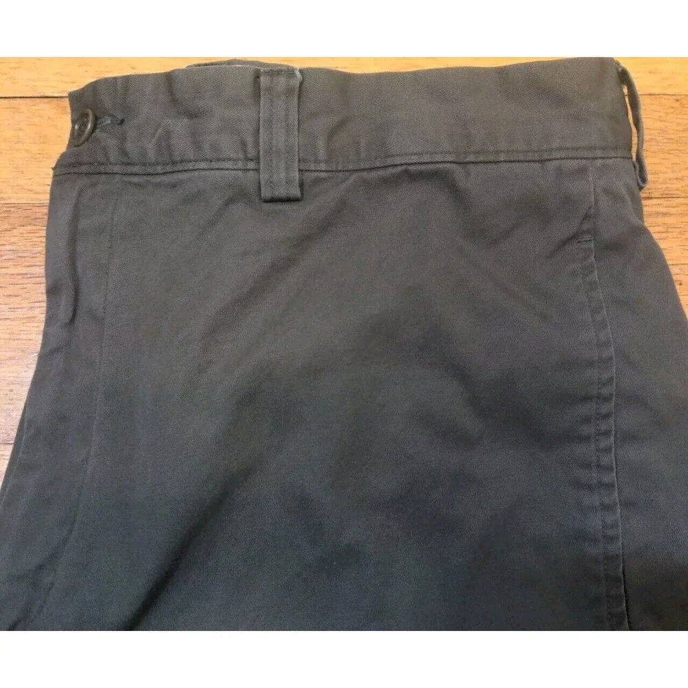 Banana Republic Men's Chino Dress Pants 36x34 Dark Green Emerson Slim Straight